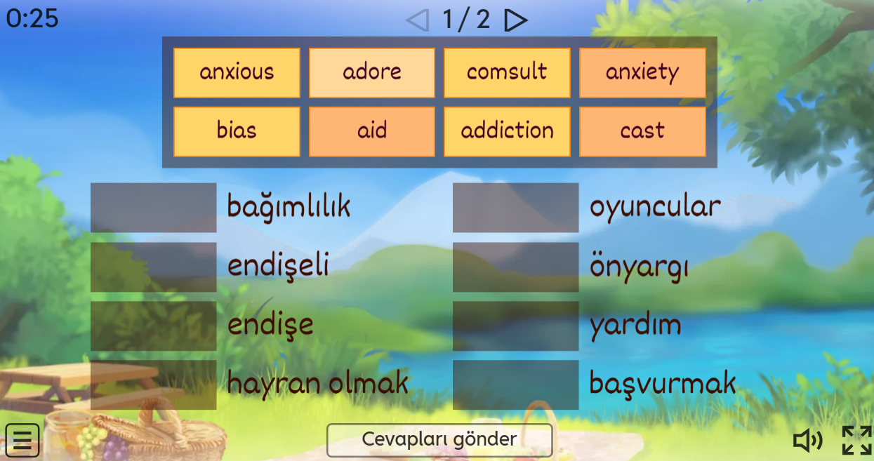 Multi English 6 - Vocabulary 1