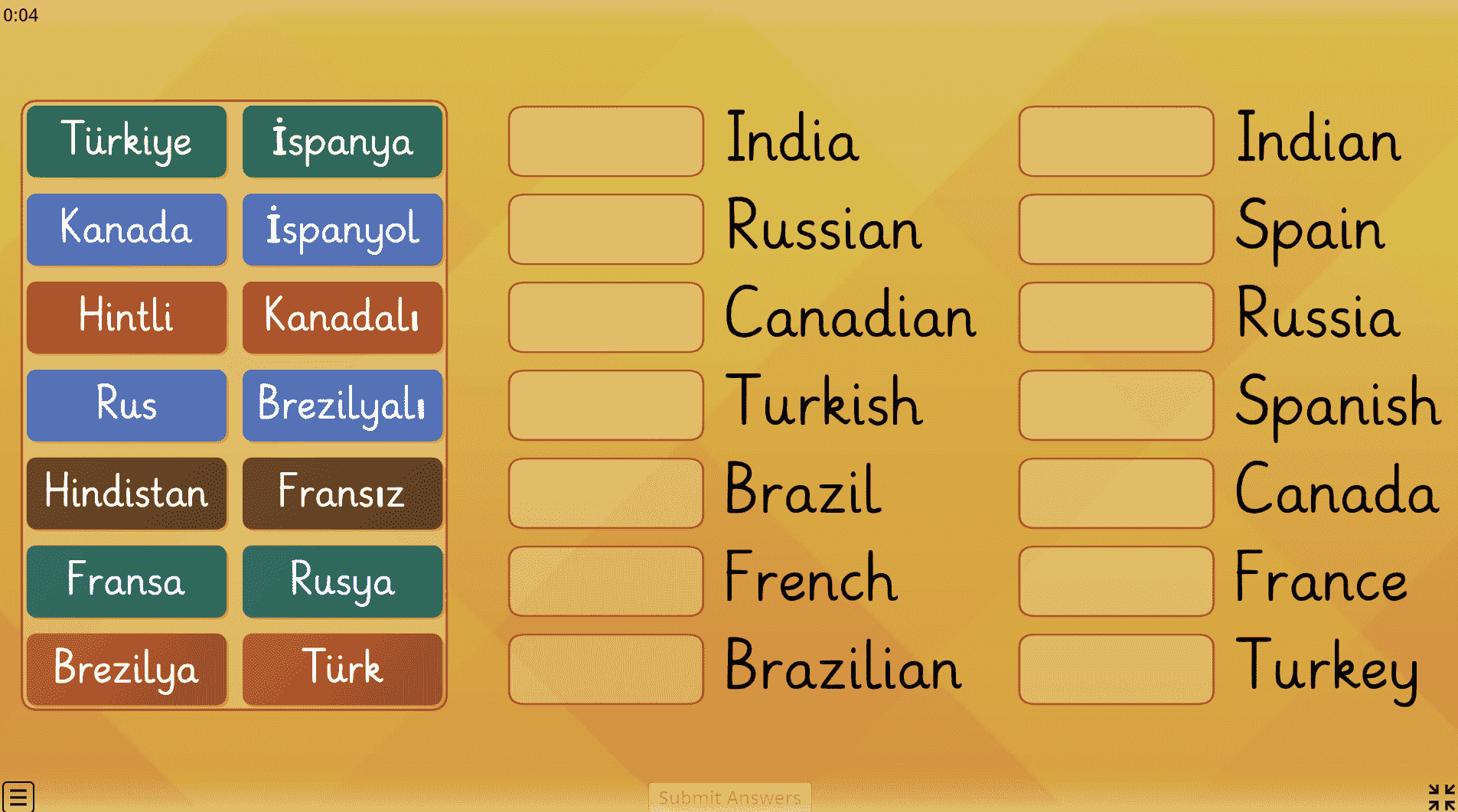 Countries & Nationalities