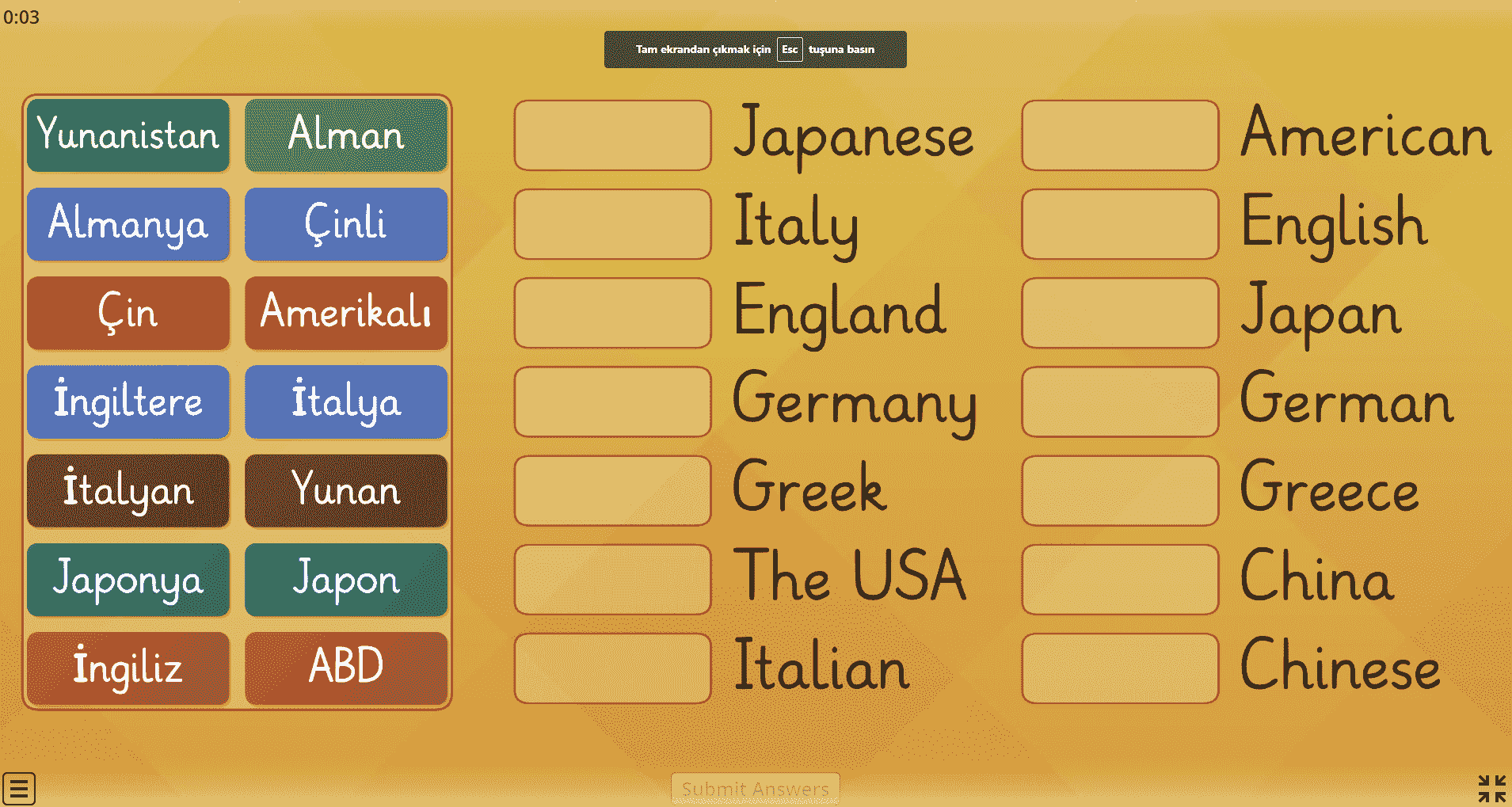 Countries & Nationalities 2