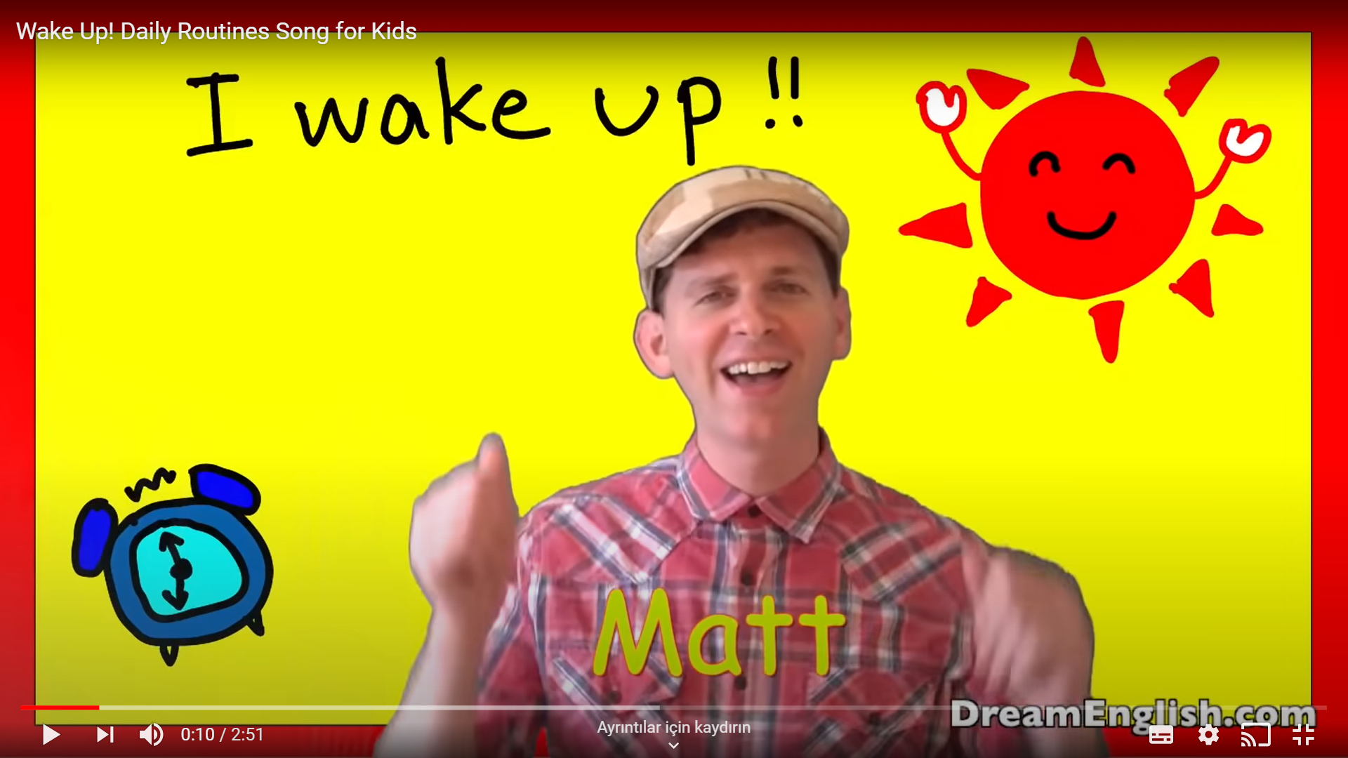 Wake up! Daily Routines Song