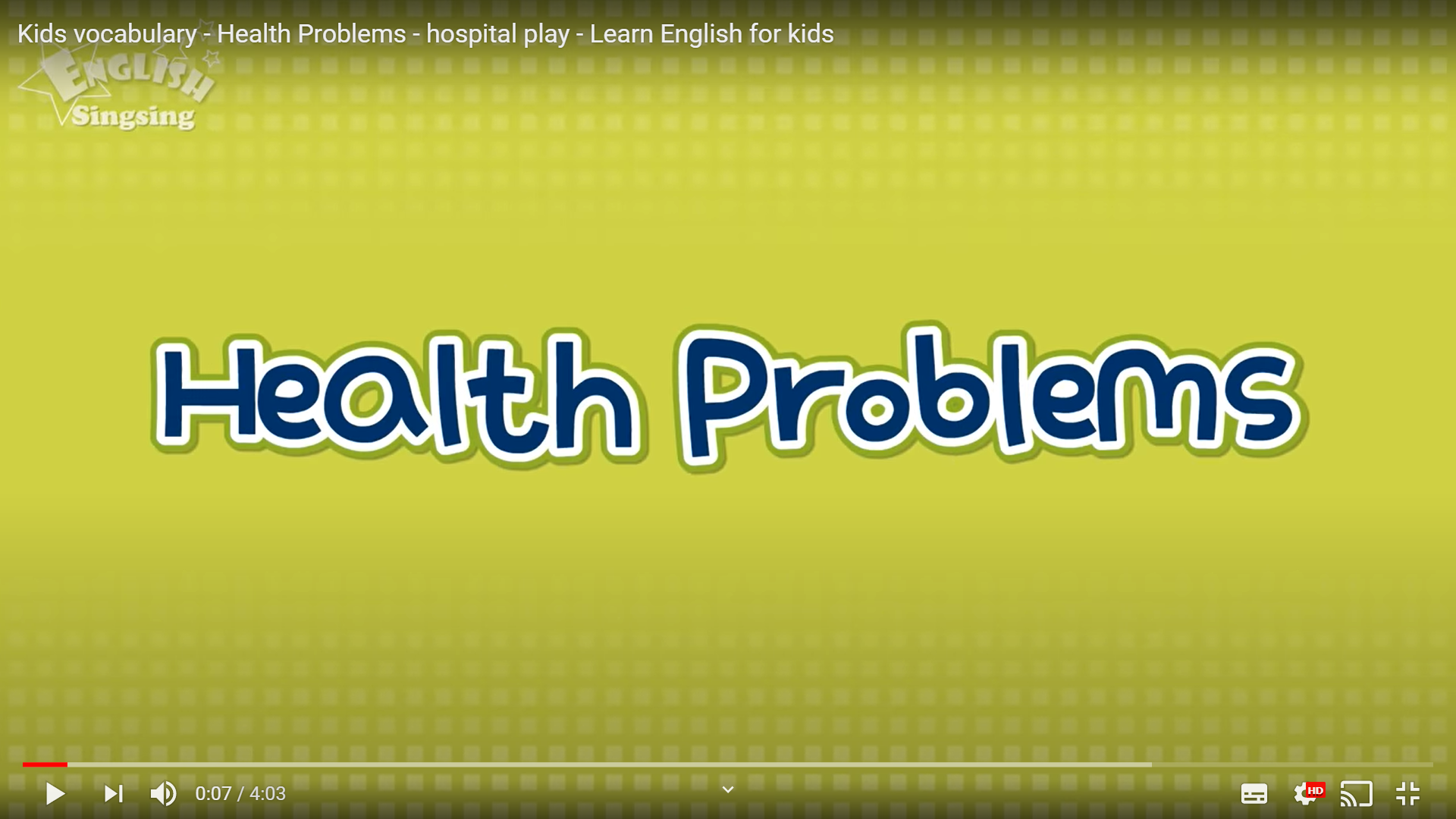 Health Problems