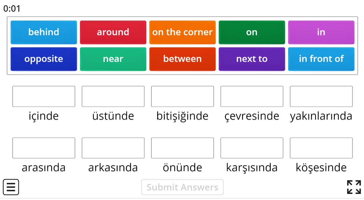 Prepositions of Places