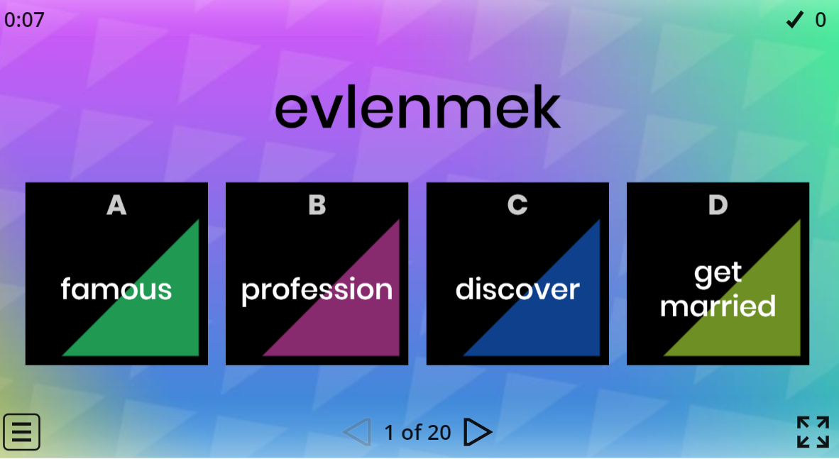 Biographies Vocabulary 2
