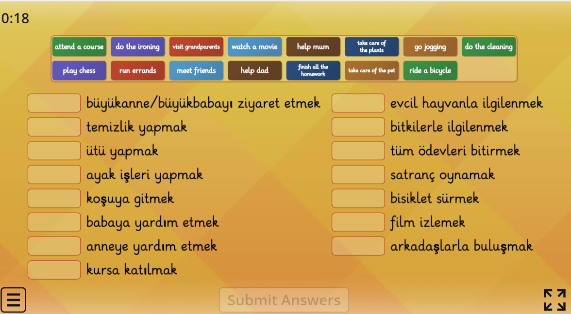 Daily/Weekend Activities