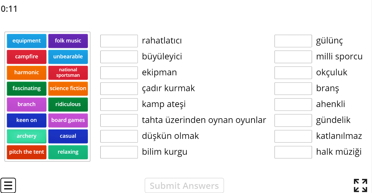 Teen Life Vocabulary