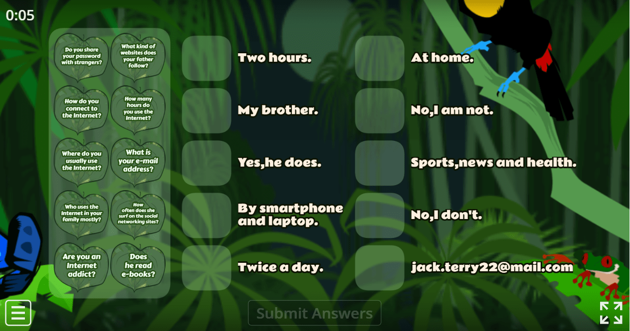 Answer the questions