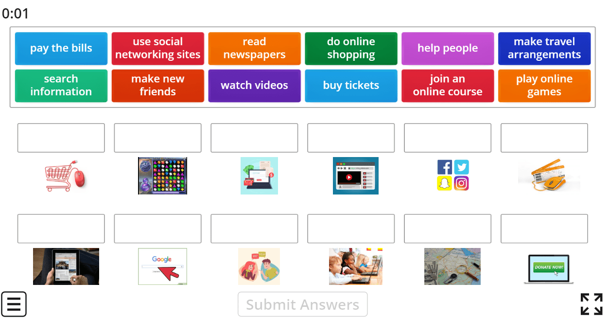 For what purposes do you use the Internet?