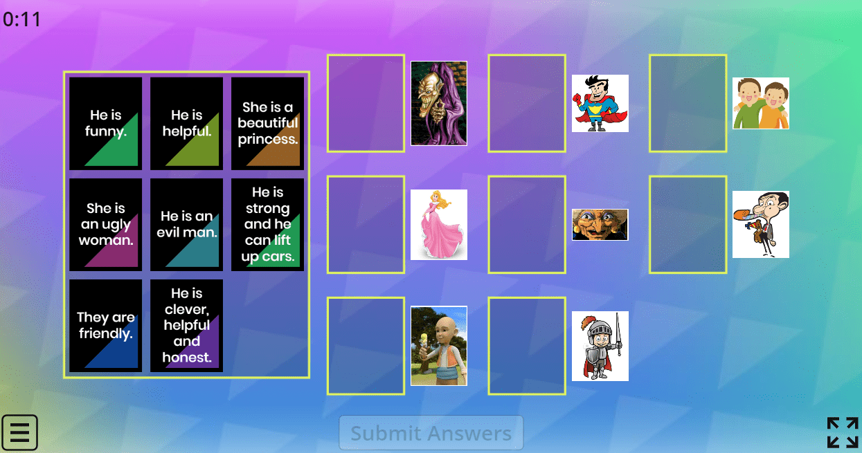 Describing characters