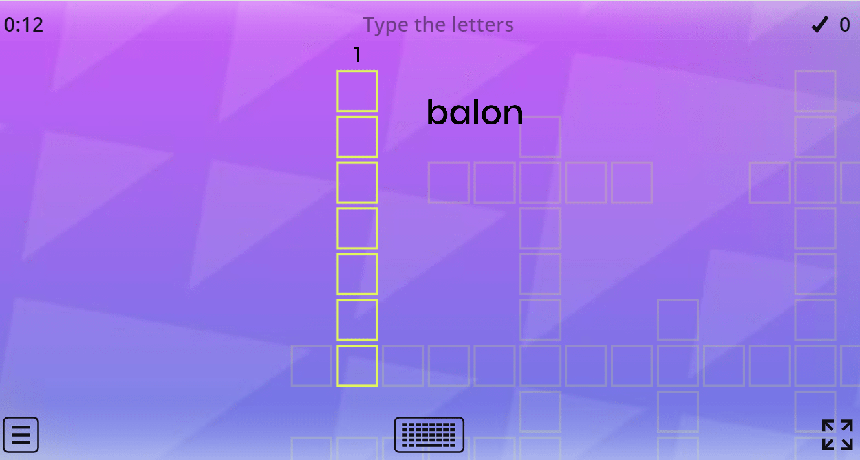 7.6 Party Needs (Crossword) (7.Sınıf İngilizce Celebrations)