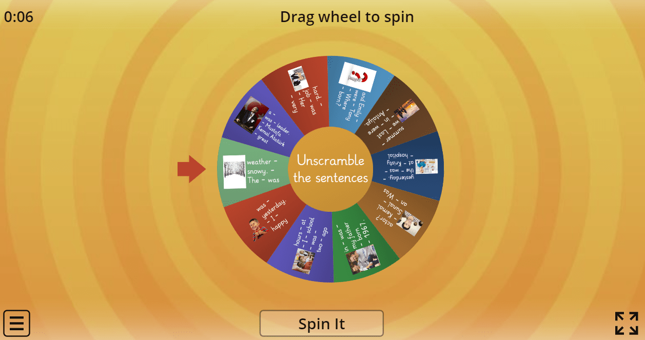 6.6 Was/Were Exercise (6.sınıf İngilizce Occupations)