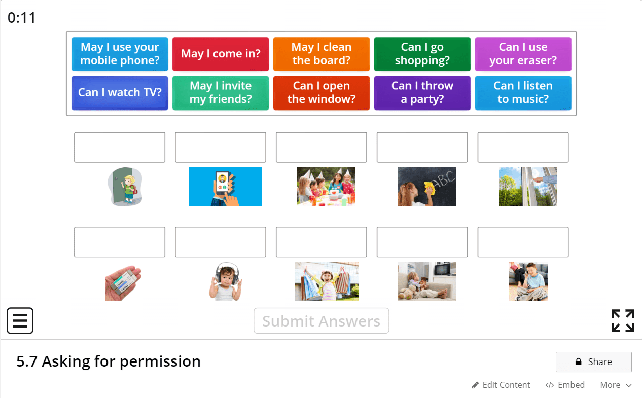 5.7 Asking for permission