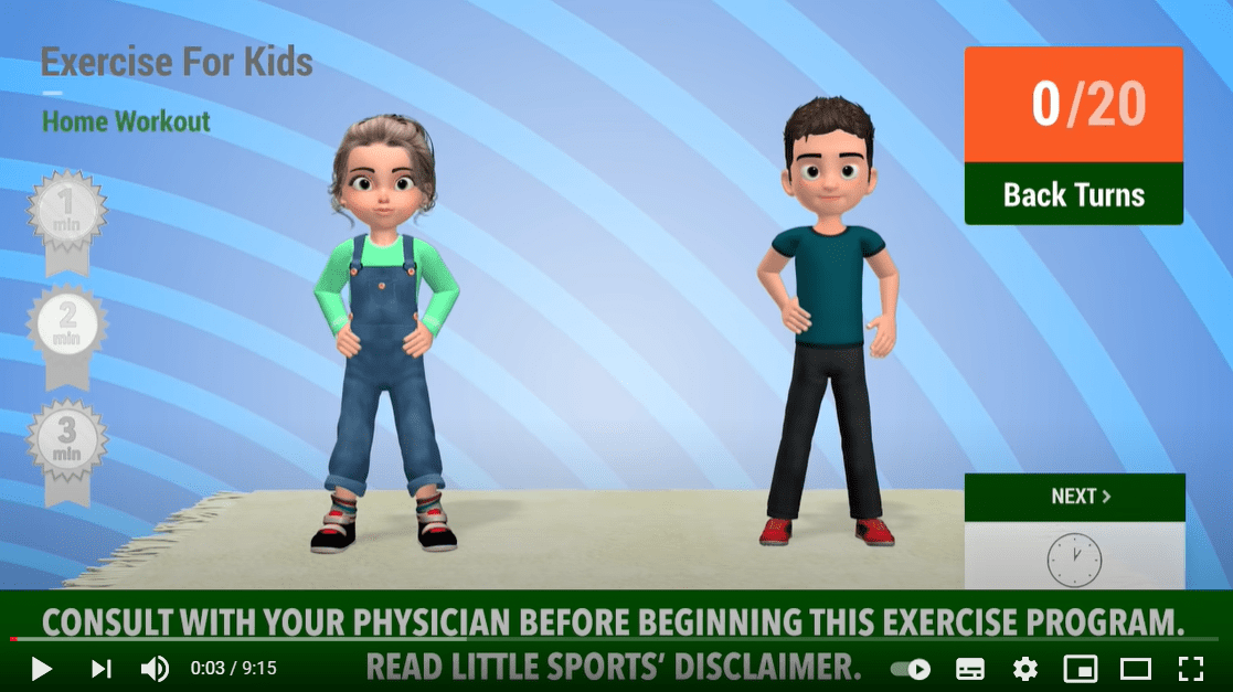 5.8 Exercise For Kids