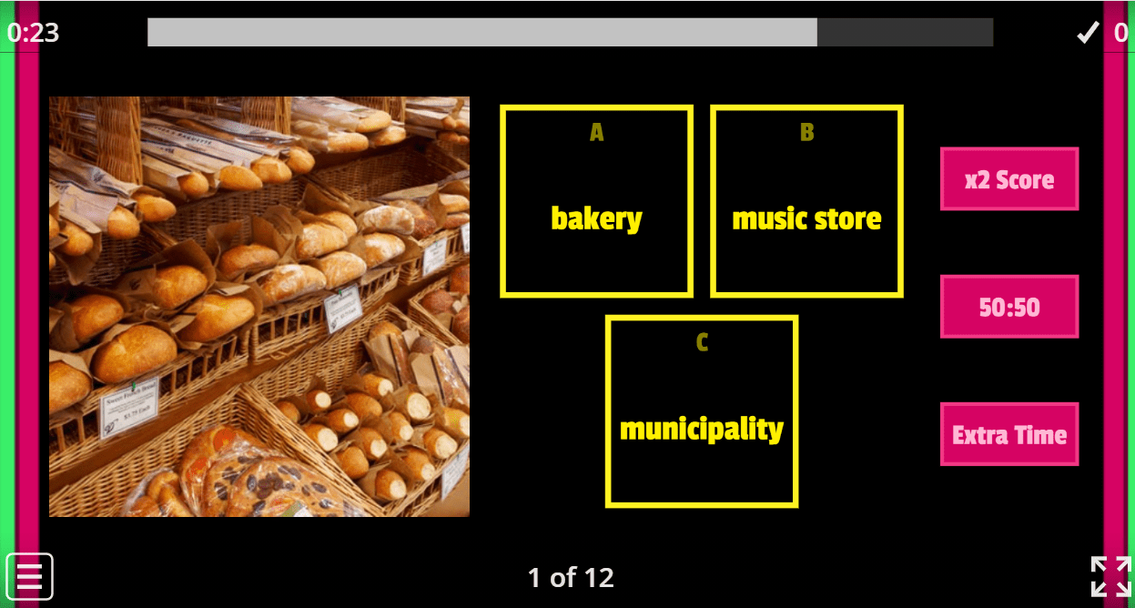 7.8 Places In A City  (Gameshow Quiz)  (7.Sınıf İngilizce Public Buildings)