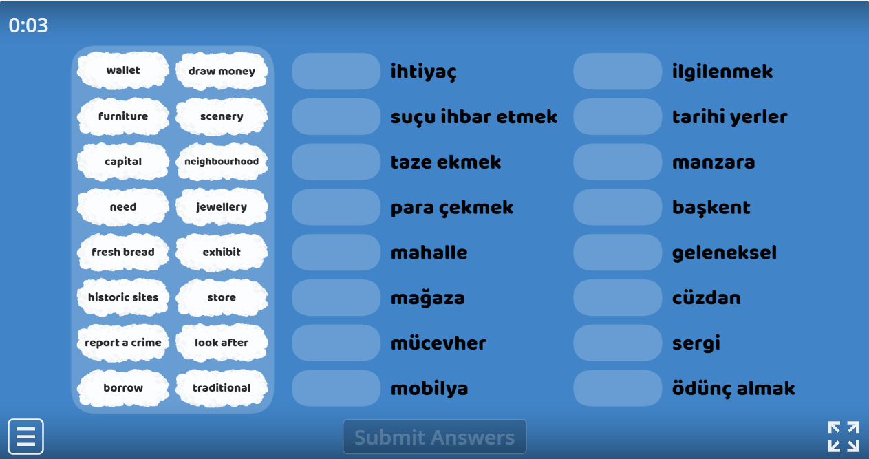 7.8 Public Buildings Vocabulary (7.Sınıf İngilizce)