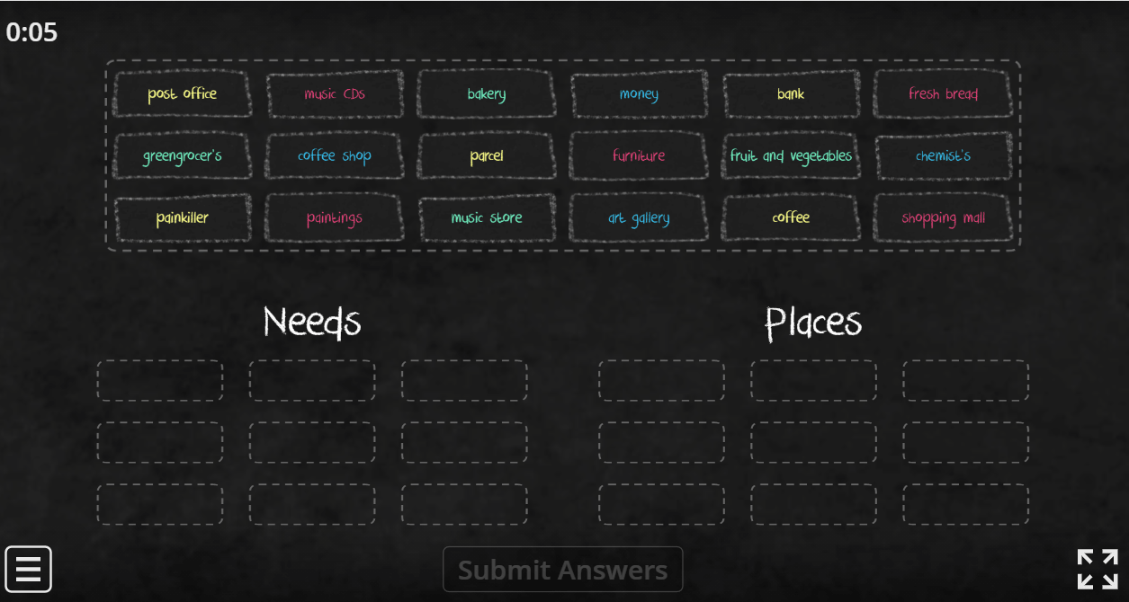 7.8 Public Buildings (Needs&Places) (7.Sınıf İngilizce)