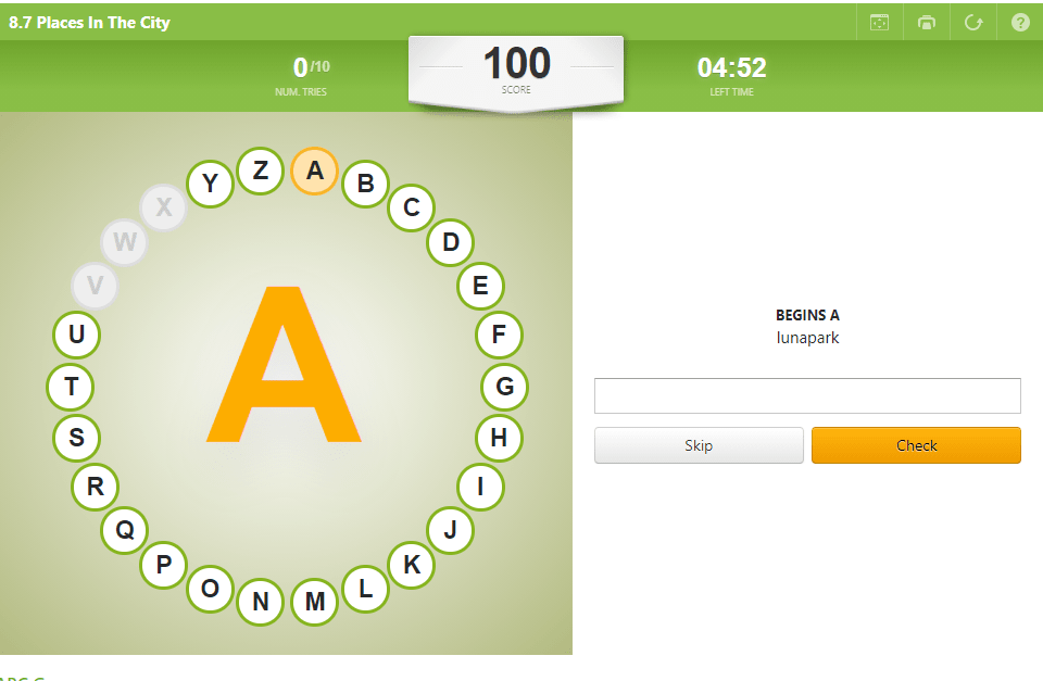 7.8 Places In The City (Passaparola Game) (7.Sınıf İngilizce Public Buildings)