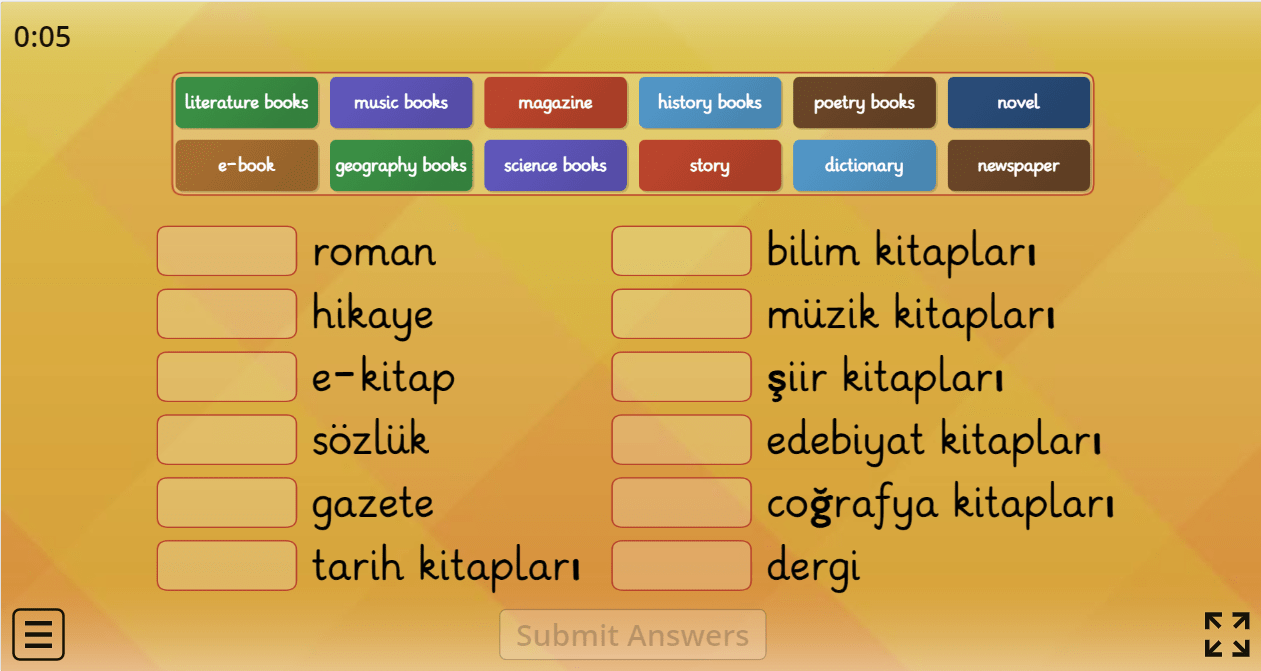6.8 Bookworms (Types of Books) (6.Sınıf İngilizce Bookworms)
