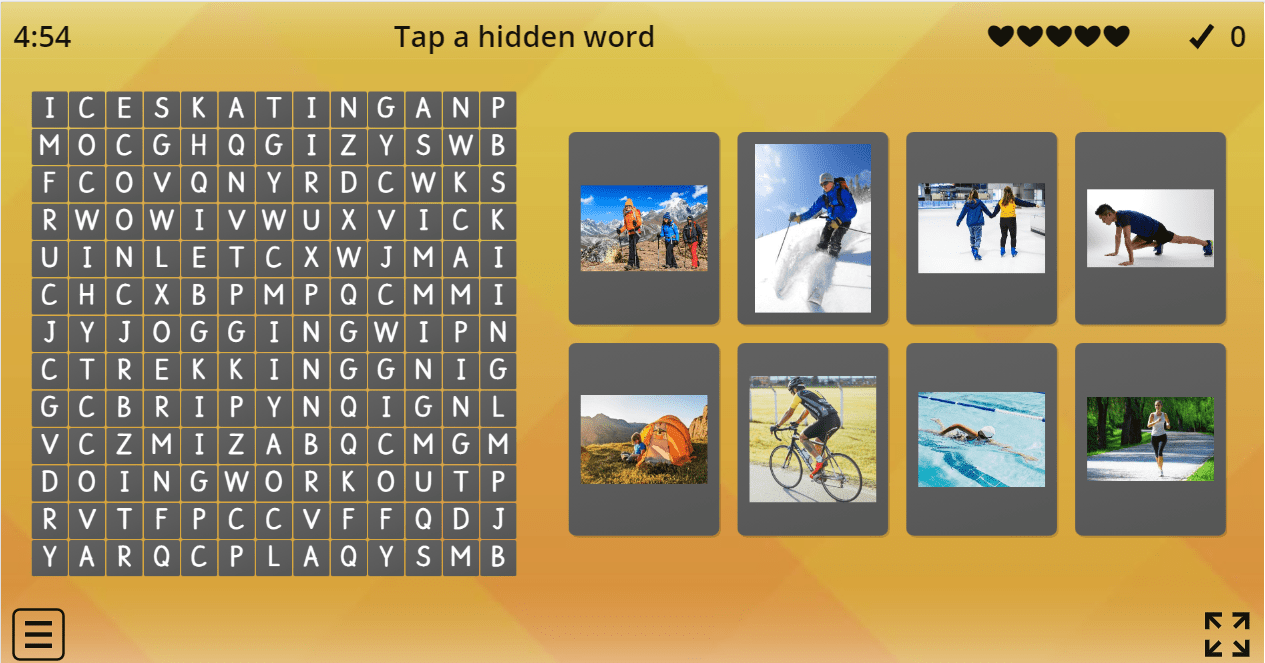 5.8 Sports Activities (5.Sınıf İngilizce Fitness Oyunlar)