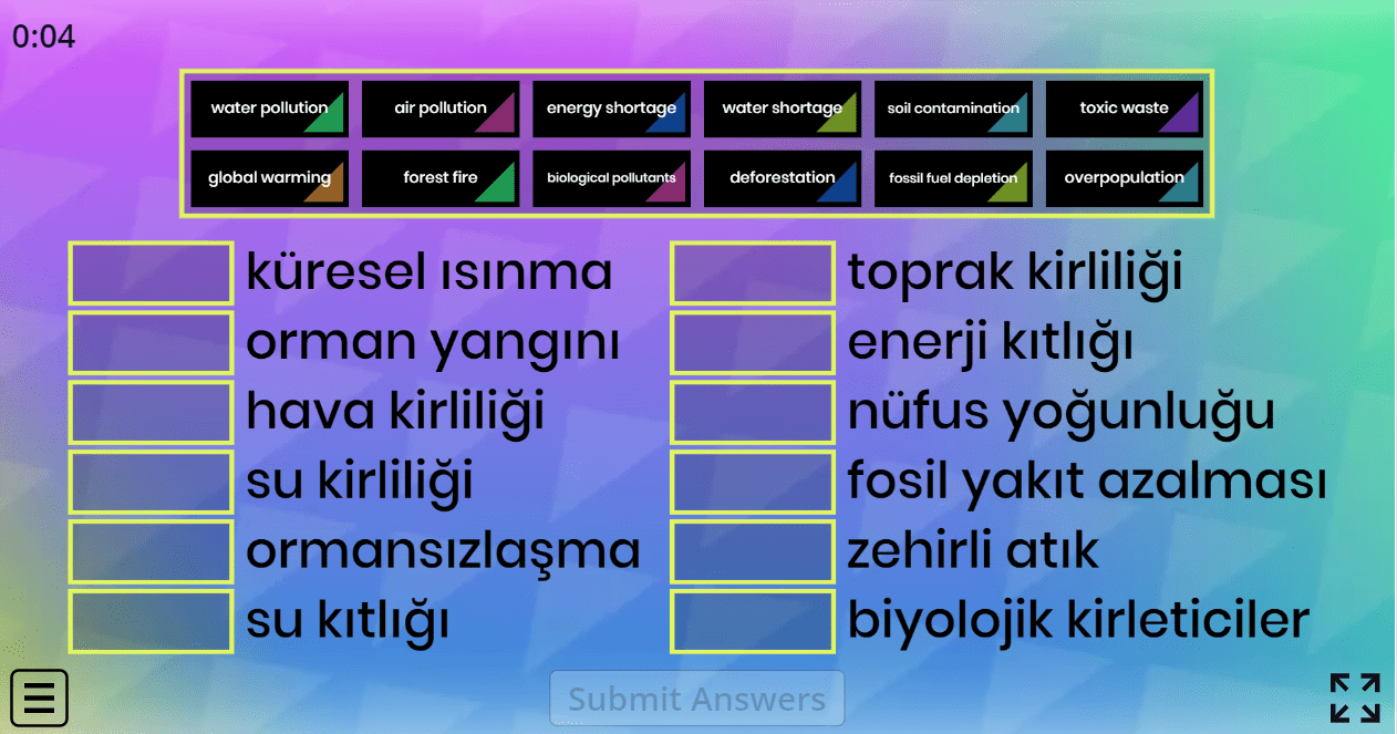 8.10 Disasters and Future Problems (8.Sınıf İngilizce)
