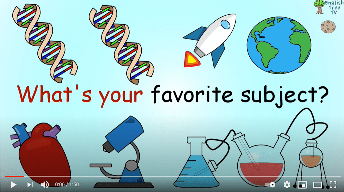 5.1 What's your favorite subject? Song (5.Sınıf İngilizce Youtube Song)