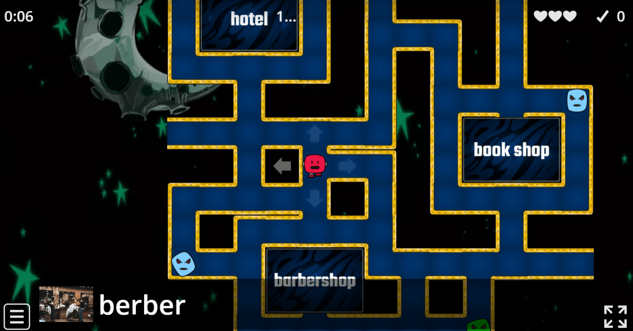 5.2 Places In A Town (Maze Chase) (5.Sınıf İngilizce Oyun)