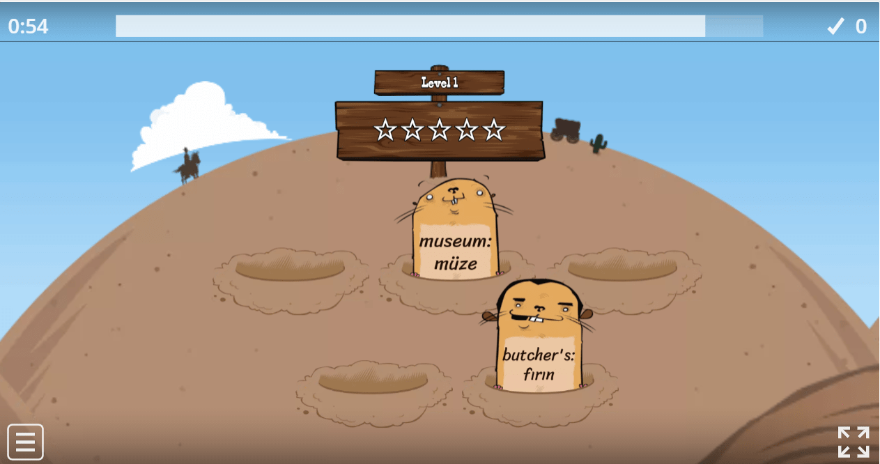 5.2 Places In A Town (Whach A Mole) (5.Sınıf İngilizce Oyun)