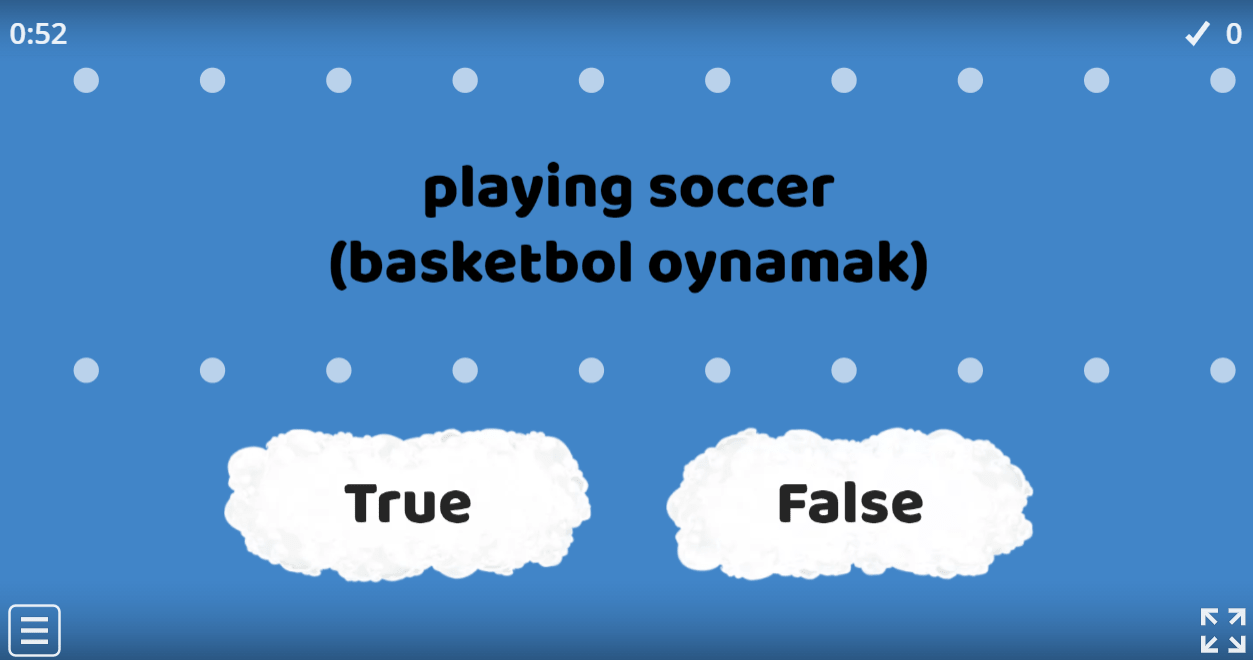 5.3 Hobbies (T/F Game) (5.Sınıf İngilizce)