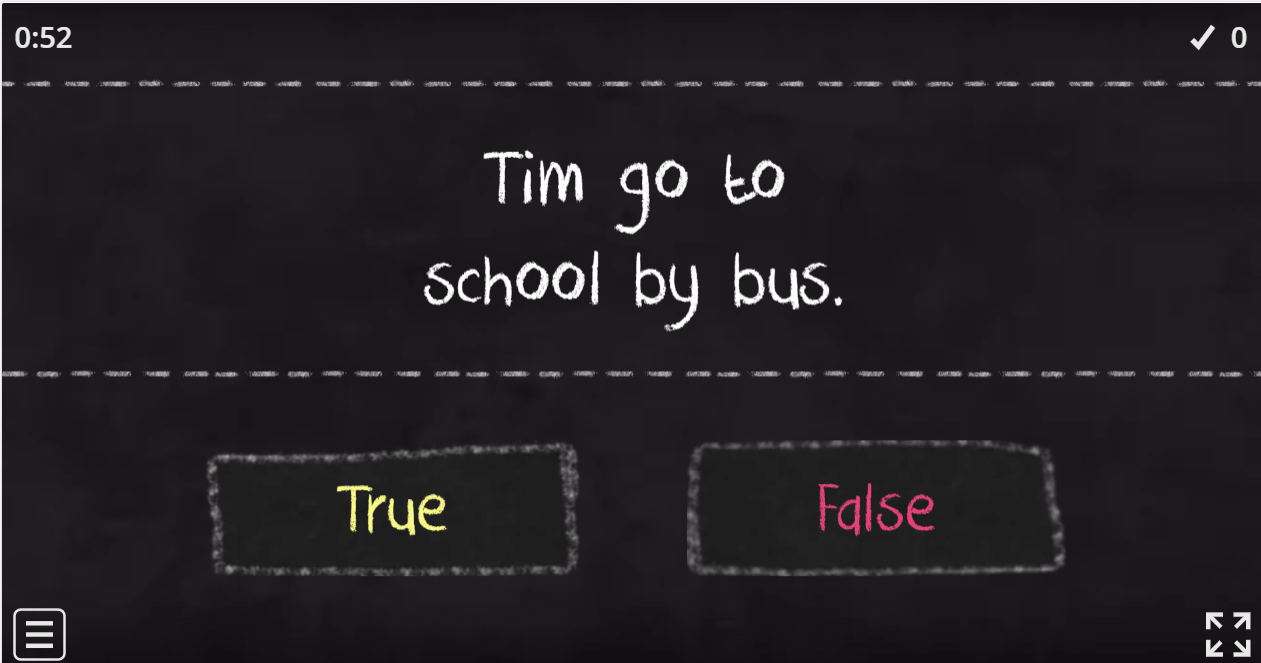 5.4 Simple Present Tense (T/F Game)