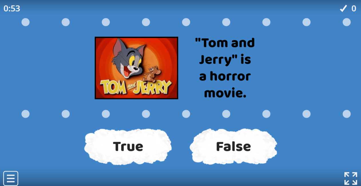 5.6 Types Of Movies (T/F Game)