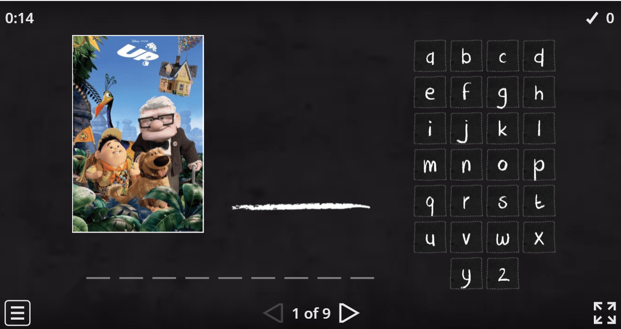 5.6 Types Of Movies (Hangman) (5.Sınıf İngilizce Oyun)