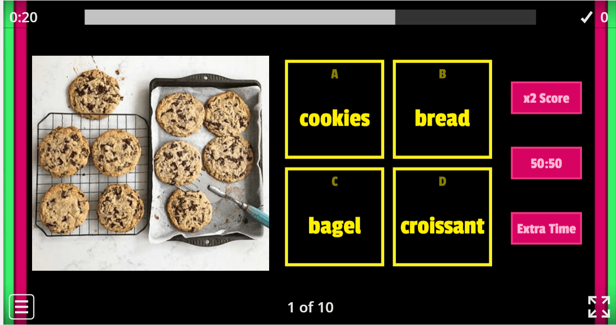 6.2 Yummy Breakfast (Quiz) (6. Sınıf İngilize Oyunlar)