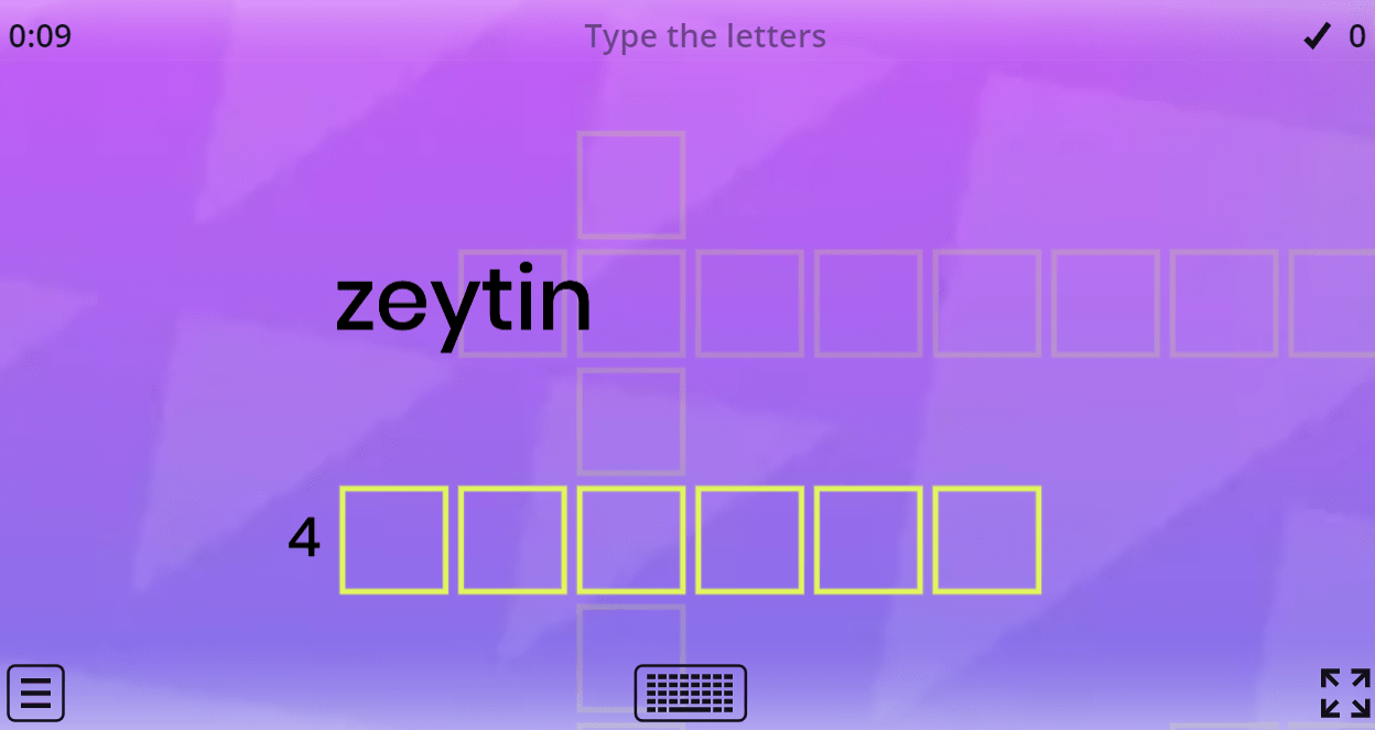 6.2 Yummy Breakfast (Crossword Puzzle) (6. Sınıf İngilizce Oyun)