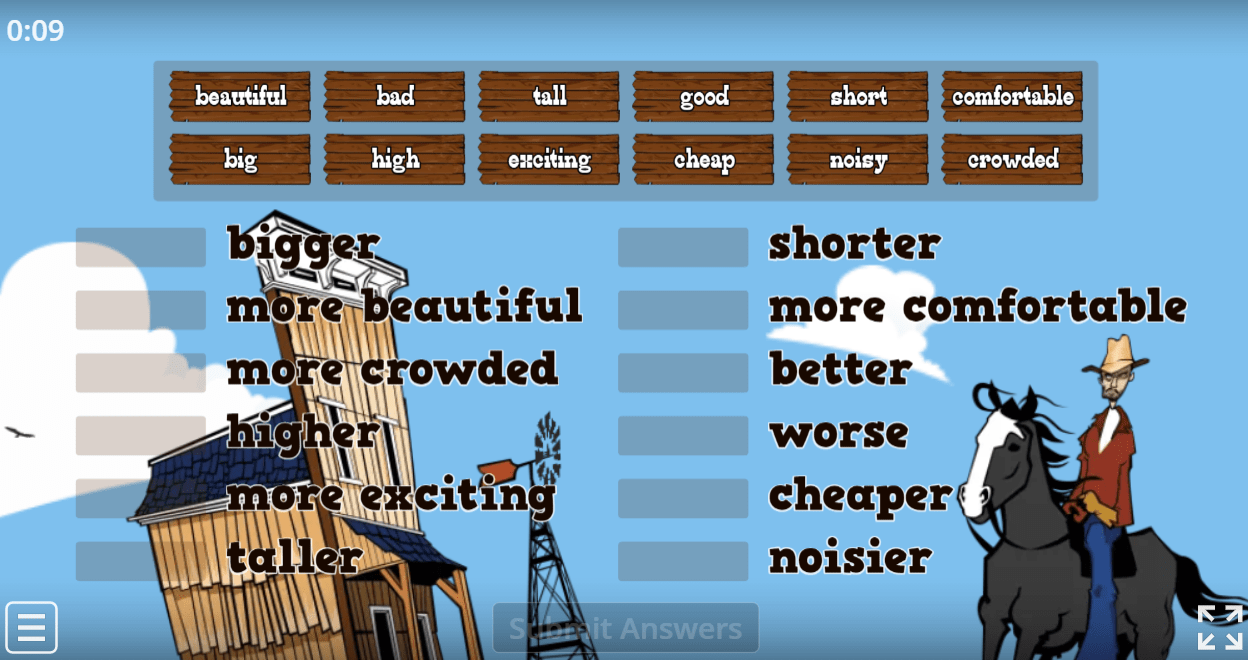 6.3 Comperative Adjectives (6. Sınıf İngilizce Grammar)