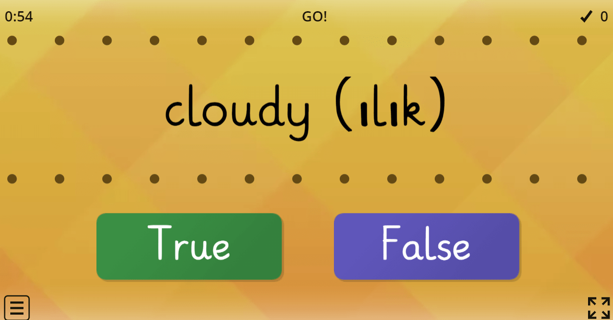 6.4 Weather Conditions (T/F Game) (6. Sınıf İngilizce Oyun)
