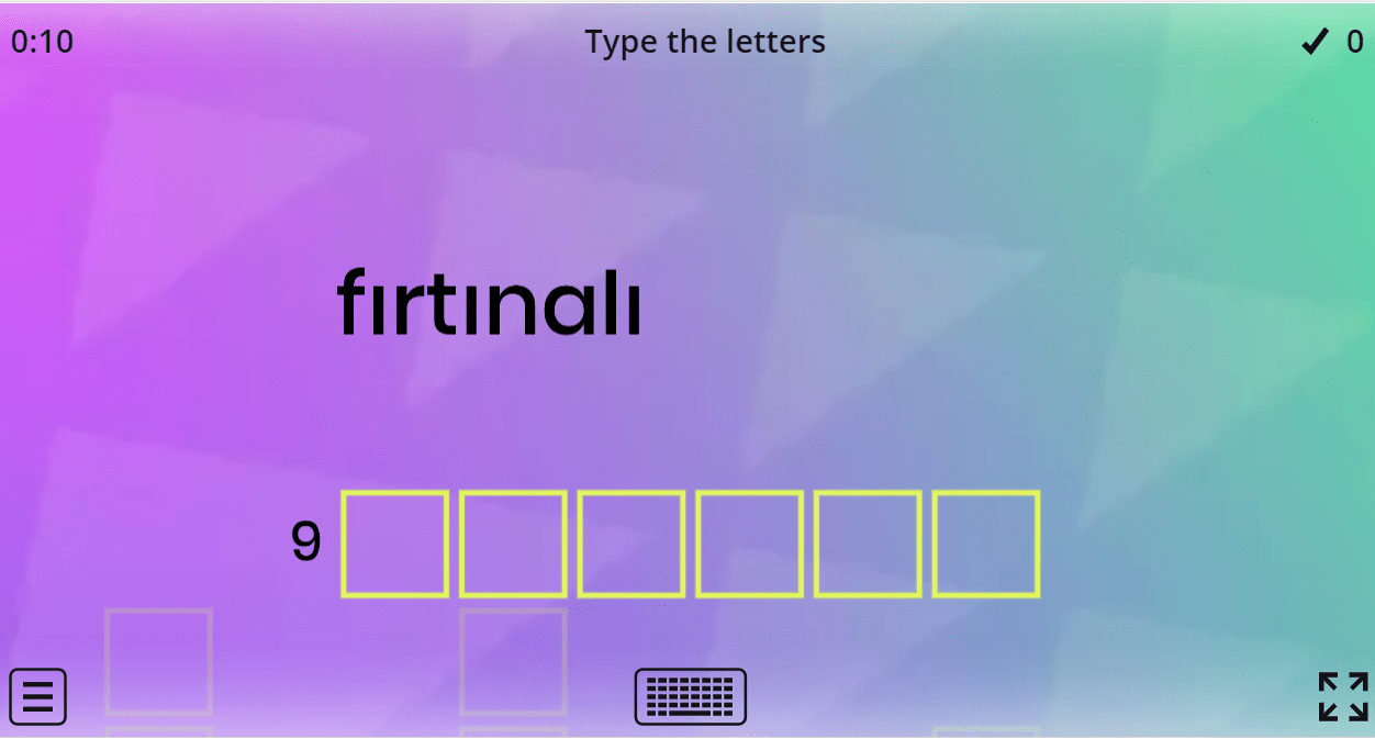 6.4 Weather Conditions (Crossword Puzzle)	(6. Sınıf İngilizce Oyun)