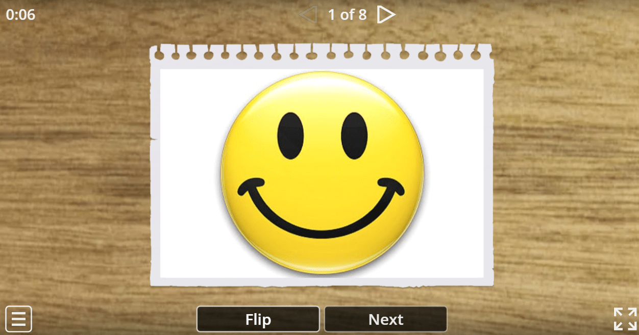 6.4 Emotions (Flahcards) (6. Sınıf İngilizce Oyun)