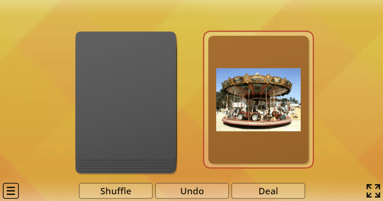 6.5 Fair Rides (Random Cards) (6th Grade English Games)