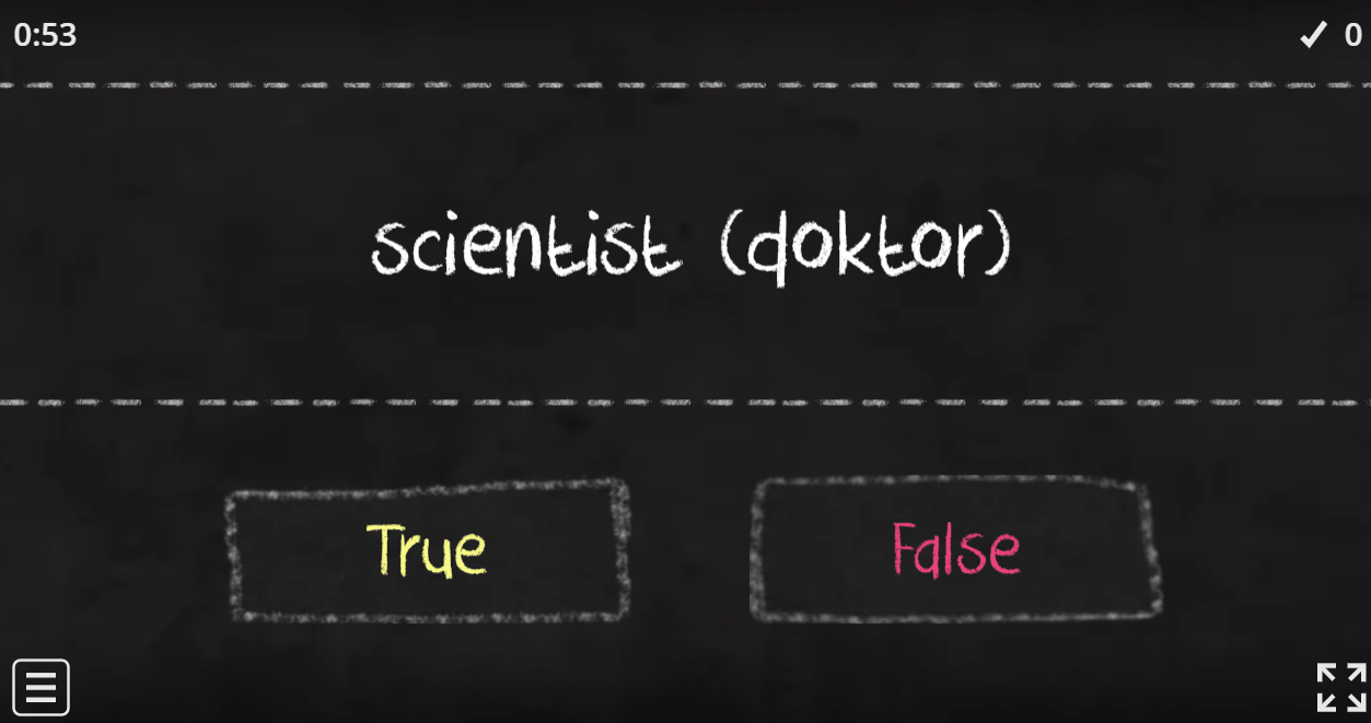 6.6 Occupations (T/F Game) (Secondary School English Games)