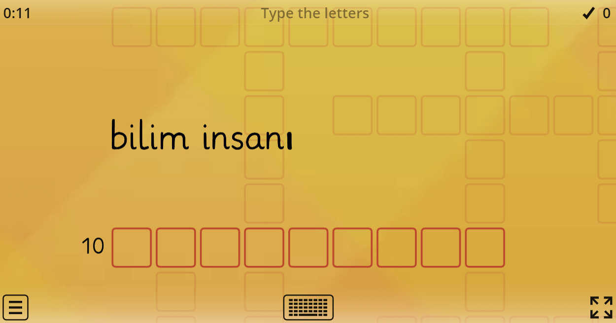 6.6 Occupations (Crossword Puzzle) (Secondary School English Games)