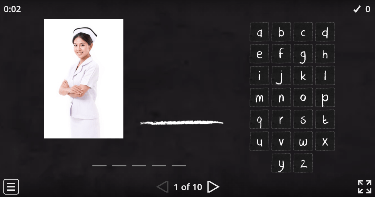 6.6 Occupations (Hangman) (6th Grade English Games)