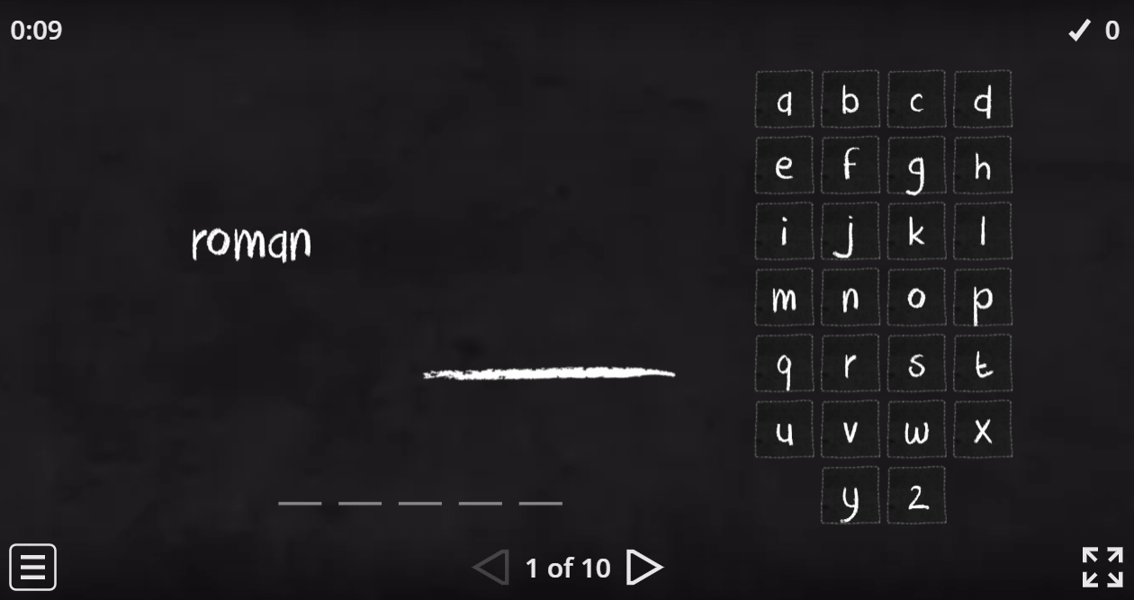 6.8 Types Of Books (Hangman) (6. Sınıf İngilize Oyun)