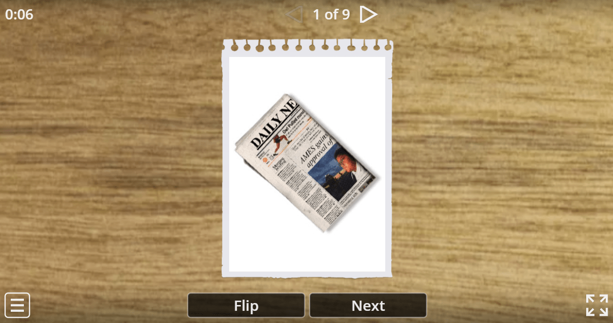 6.8 Types Of Books (Flashcards) (6. Sınıf İngilizce Oyunlar)