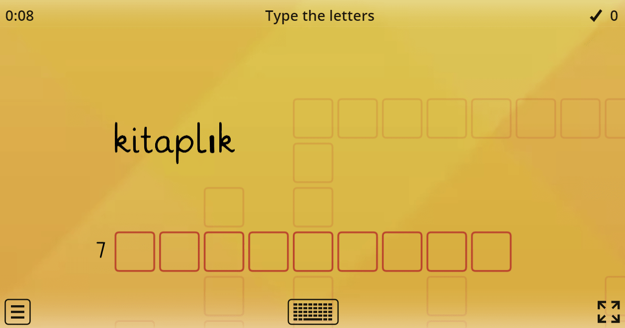 6.8 Bookworms Vocabulary (Crossword Puzzle) (6th Grade English Games)