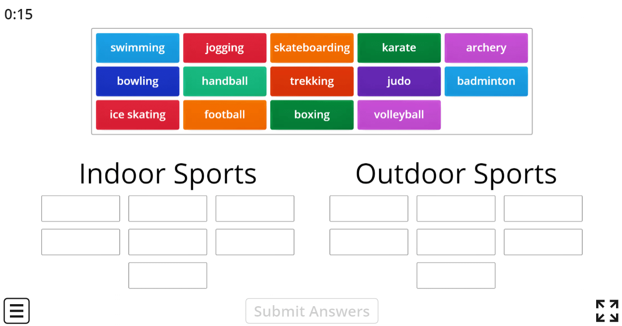 7.2 Sports (Grouping) (Secondary School Games)